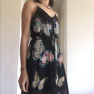 Farm Rio butterfly maxi dress
